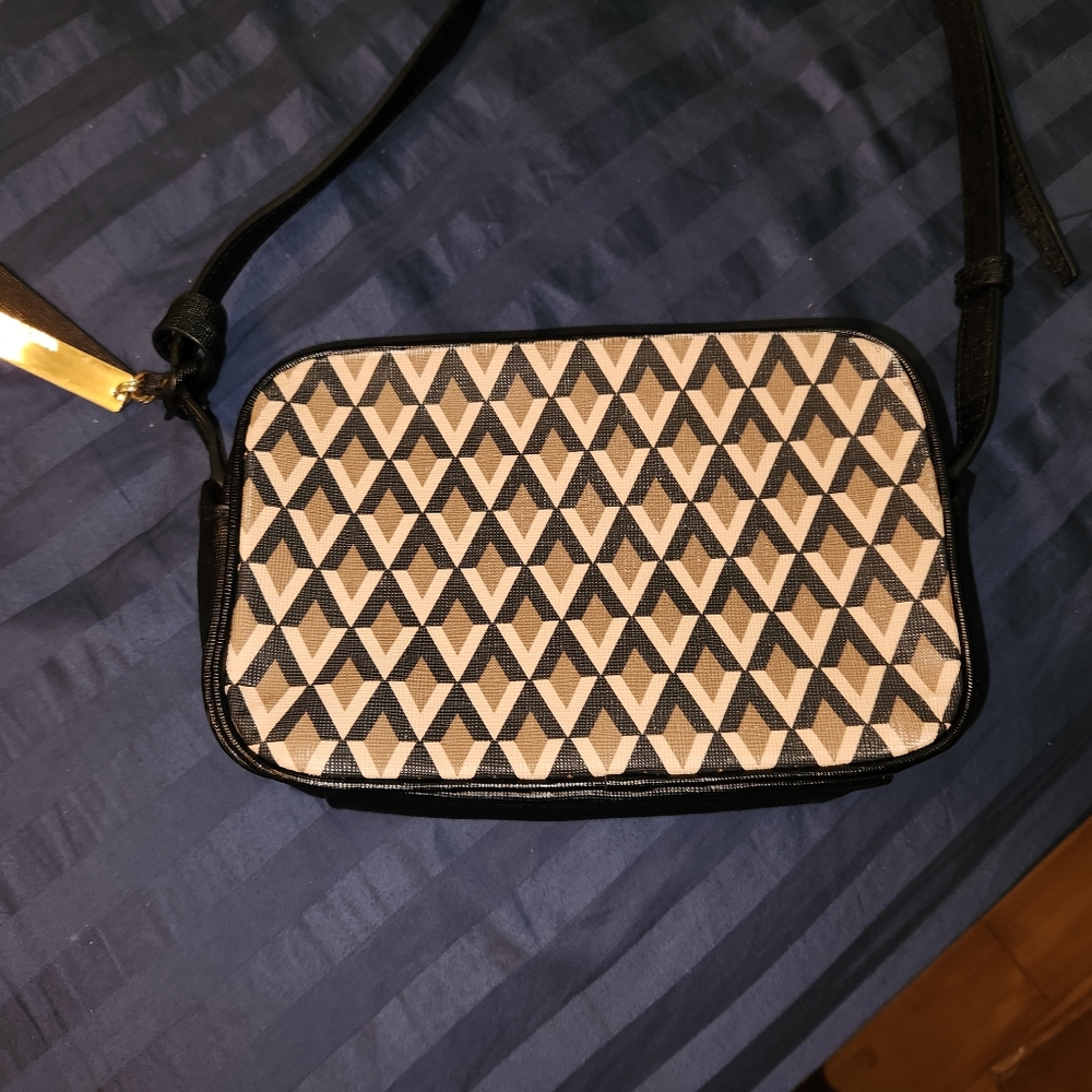Vince Camuto Black and White Crossbody Bag